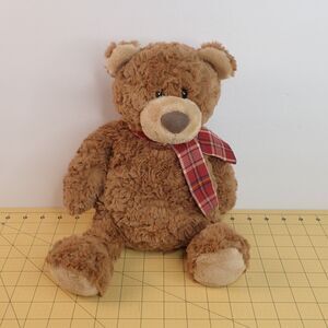 Mary Meyer FabFuzz Toffee Teddy Bear Brown Plush Animal Doll 15"